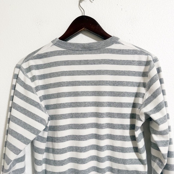 Hanna Andersson Organic Cotton Striped Long John Pajama Set - Picture 6 of 15